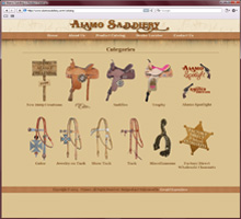 Alamo Saddlery Website Design