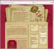 Diaries of Avalon Rose Website Design